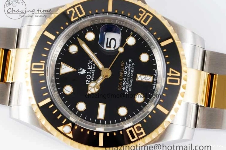 MiroTime 0127 Lightweight Sea-Dweller 126603 APF Best Edition Black Dial on SS YG Bracelet VR 2035